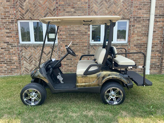 Custom Brushed Bronze and Black Golf Car