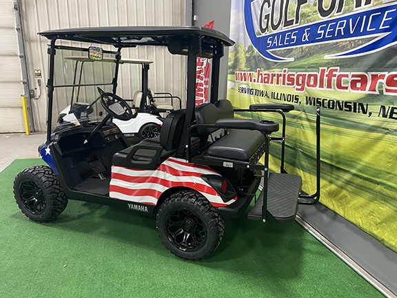 Custom American Flag 4-Passenger Golf Car - Image 3