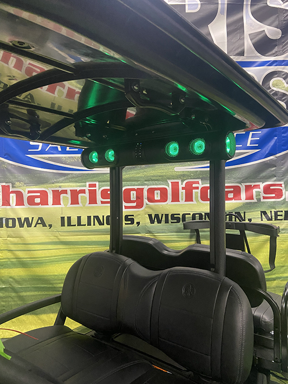 Custom Black Pearl 4-Passenger Golf Car - Image 3