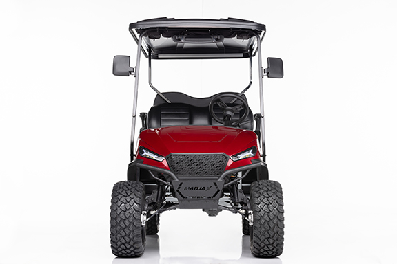 2023 Madjax XSeries 48V Lithium Cherry Red Metallic 4-Passenger Vehicle - Image 4