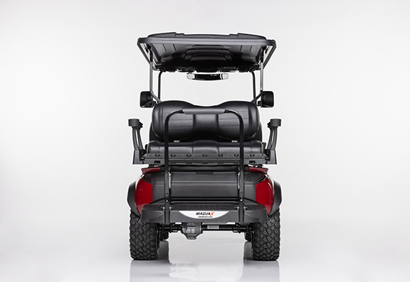 2023 Madjax XSeries 48V Lithium Cherry Red Metallic 4-Passenger Vehicle - Image 6