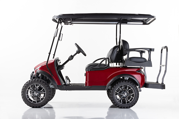 2023 Madjax XSeries 48V Lithium Cherry Red Metallic 4-Passenger Vehicle - Image 8