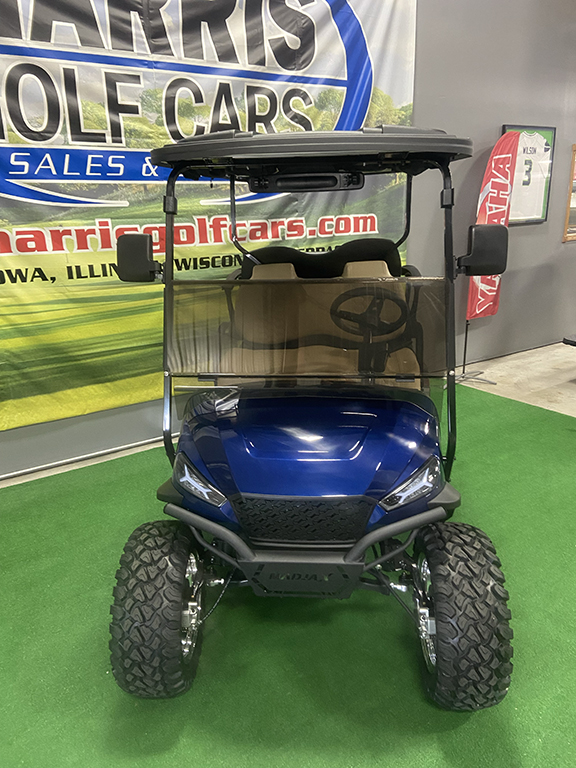 2023 MadJax XSeries Lithium Admiral Blue 4-Passenger Vehicle-Black Roof - Image 3