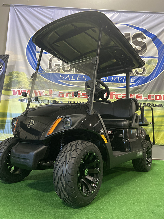 Custom AC PTV LI Onyx Black 4-Passenger Golf Car - Image 2