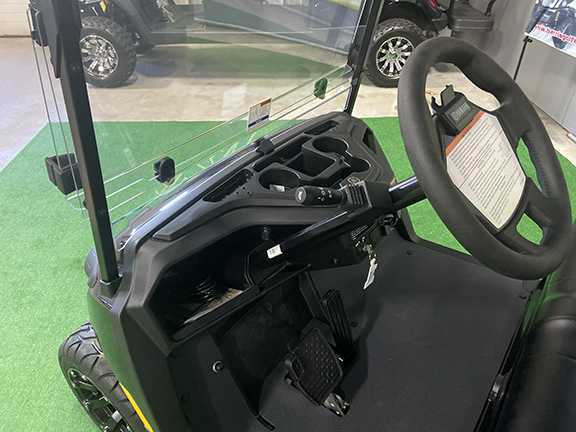 Custom AC PTV LI Onyx Black 4-Passenger Golf Car - Image 4