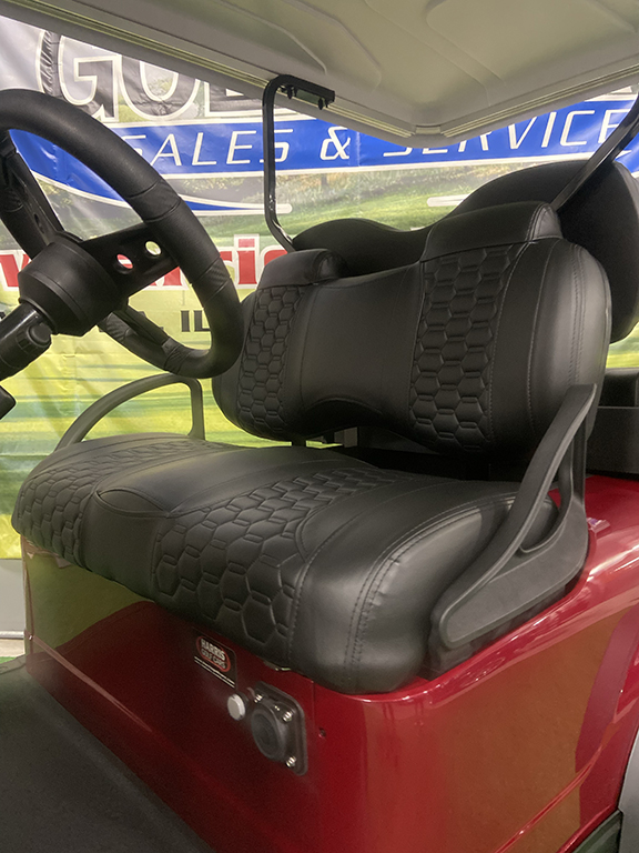 2023 MadJax XSeries Lithium Red 4-Passenger Vehicle - Image 4