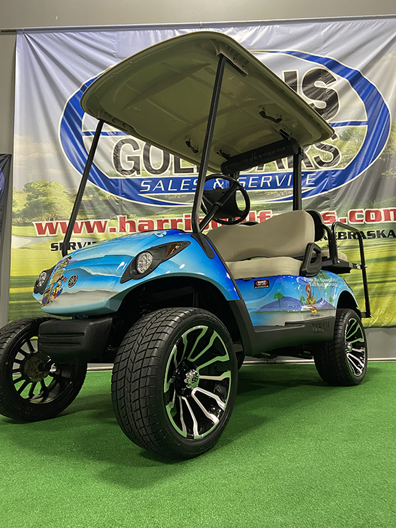 Custom Margaritaville 4-Passenger Golf Car - Image 3