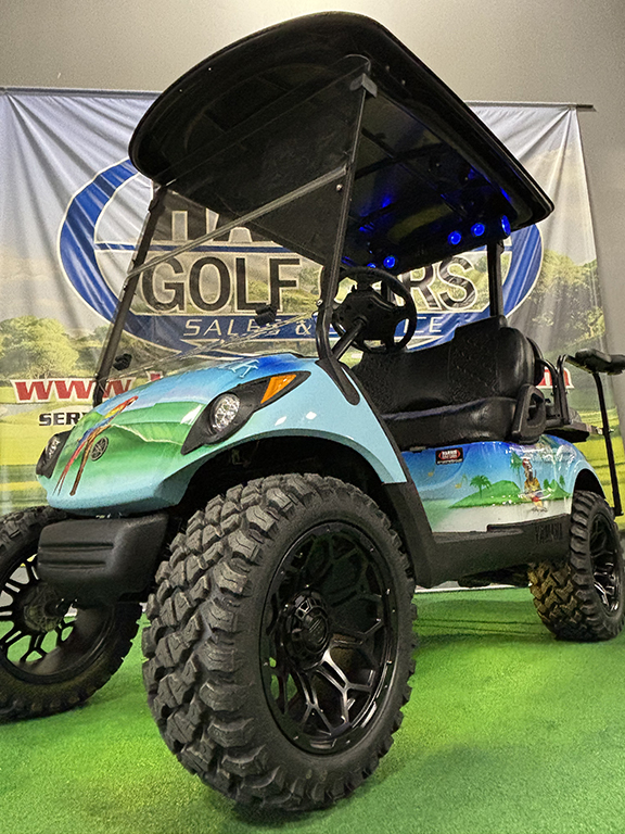 Custom Margaritaville 4-Passenger Golf Car - Image 3