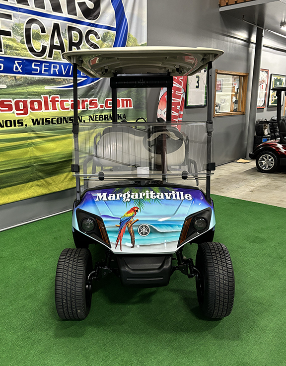 2018 Yamaha Drive 2 QuieTech Fleet Custom Margaritaville Golf Car - Image 2