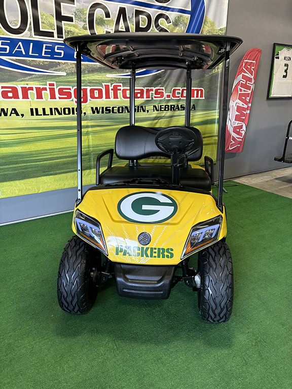 Custom Green Bay Packers Golf Car - Image 2