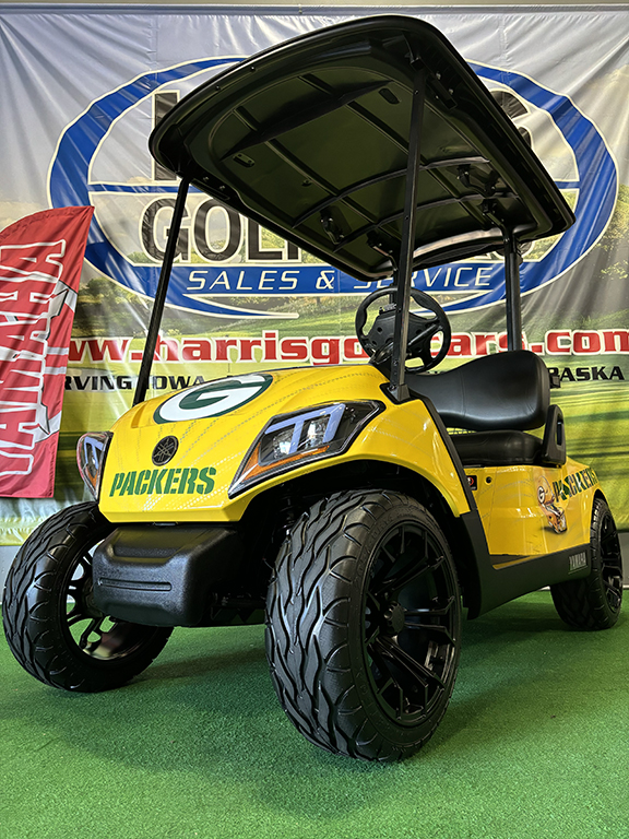 Custom Green Bay Packers Golf Car - Image 3