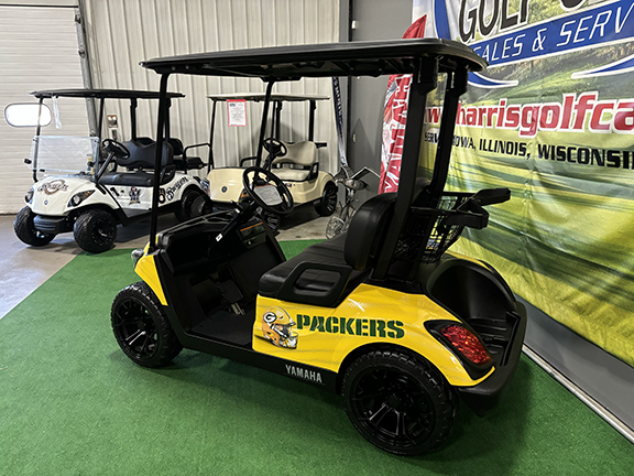 Custom Green Bay Packers Golf Car - Image 4