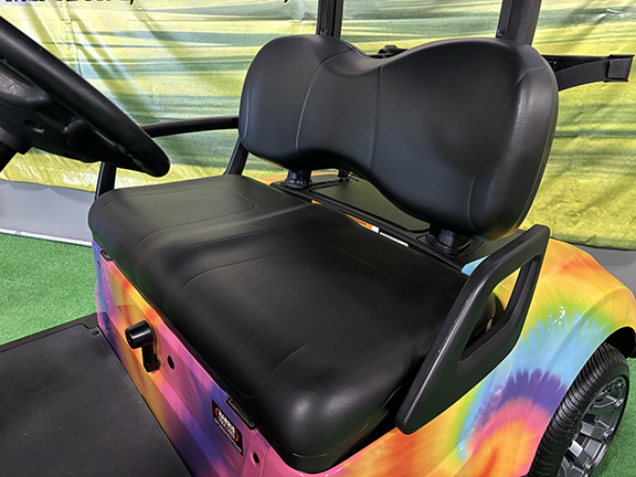 2018 Yamaha QuieTech Fleet Custom Tie Dye Golf Car - Image 4