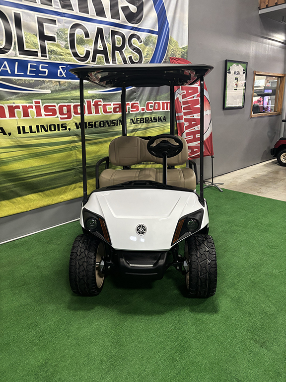 2024 Yamaha Drive 2 AC PTV Lithium Glacier White Golf Car - Image 2