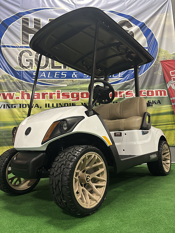2024 Yamaha Drive 2 AC PTV Lithium Glacier White Golf Car - Image 3