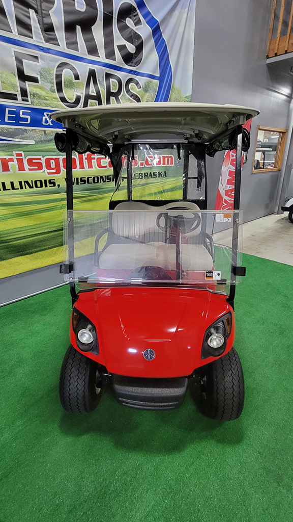 2012.5 Yamaha Drive Electric Spinal Red Golf Car - Image 2