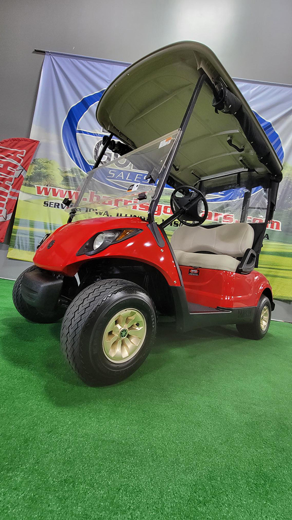 2012.5 Yamaha Drive Electric Spinal Red Golf Car - Image 3