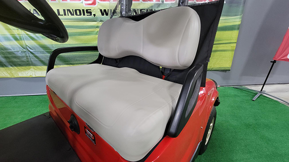 2012.5 Yamaha Drive Electric Spinal Red Golf Car - Image 4