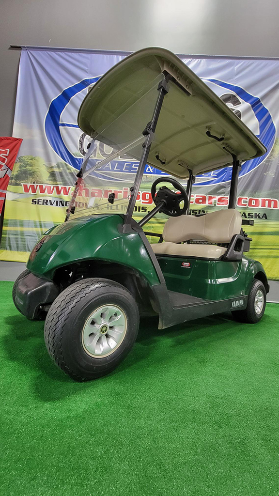 2020 Yamaha Drive 2 QuieTech Fleet Emerald Green Golf Car - Image 3