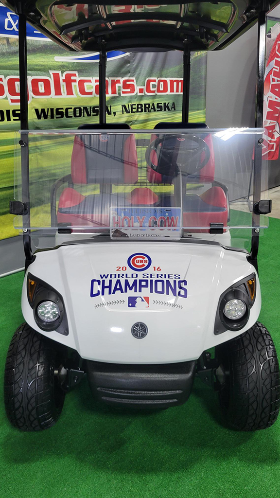 2014 Yamaha Drive Fleet Chicago Cubs "Holy Cow" Golf Car - Image 2