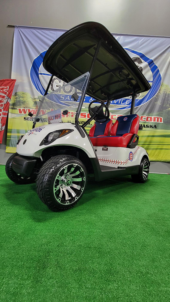 2014 Yamaha Drive Fleet Chicago Cubs "Holy Cow" Golf Car - Image 3