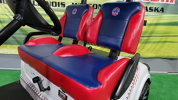 2014 Yamaha Drive Fleet Chicago Cubs "Holy Cow" Golf Car - Image 4
