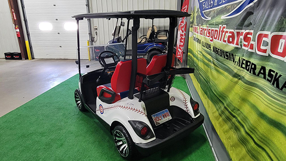 2014 Yamaha Drive Fleet Chicago Cubs "Holy Cow" Golf Car - Image 5