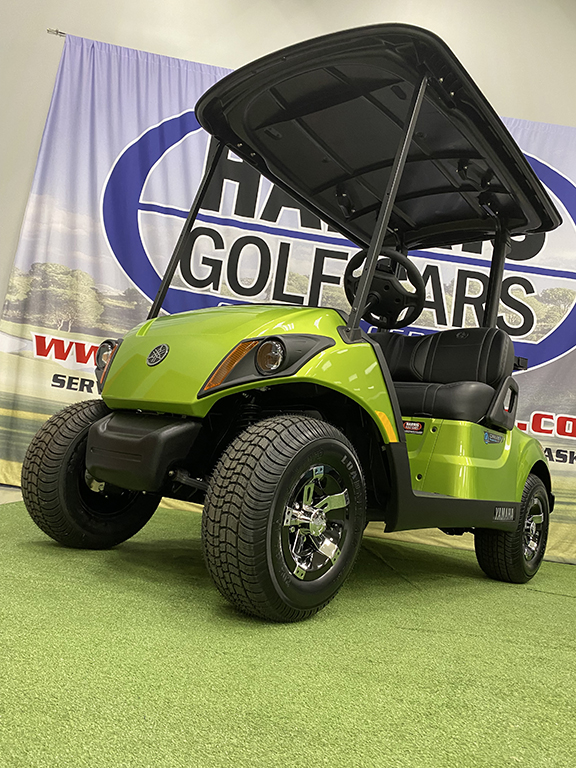2024 Yamaha Drive 2 AC PTV LI Peridot Green Metallic Golf Car - Image 3