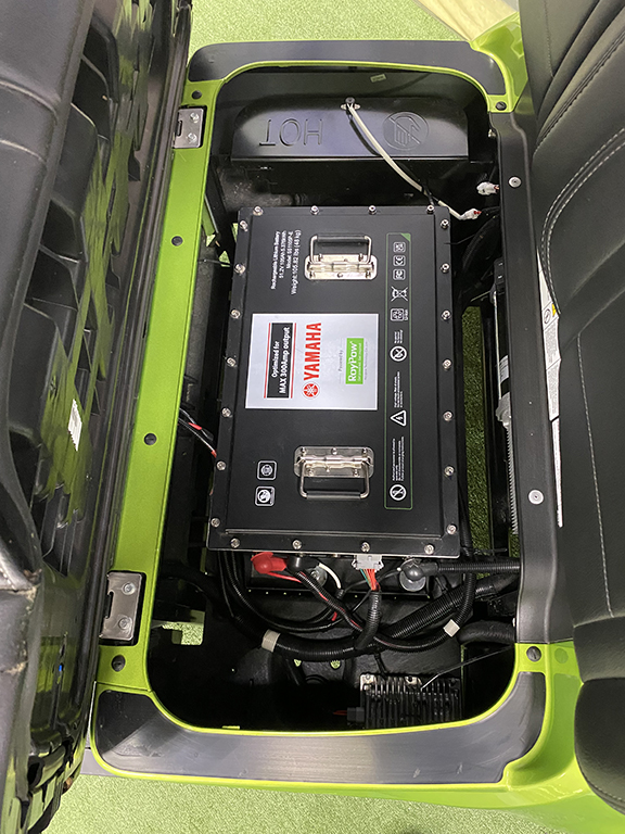 2024 Yamaha Drive 2 AC PTV LI Peridot Green Metallic Golf Car - Image 6