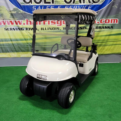 2009 E-Z-Go White Gas Golf Car