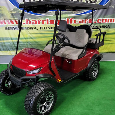 2023 MadJax Cherry Red Electric 4-Passenger Vehicle