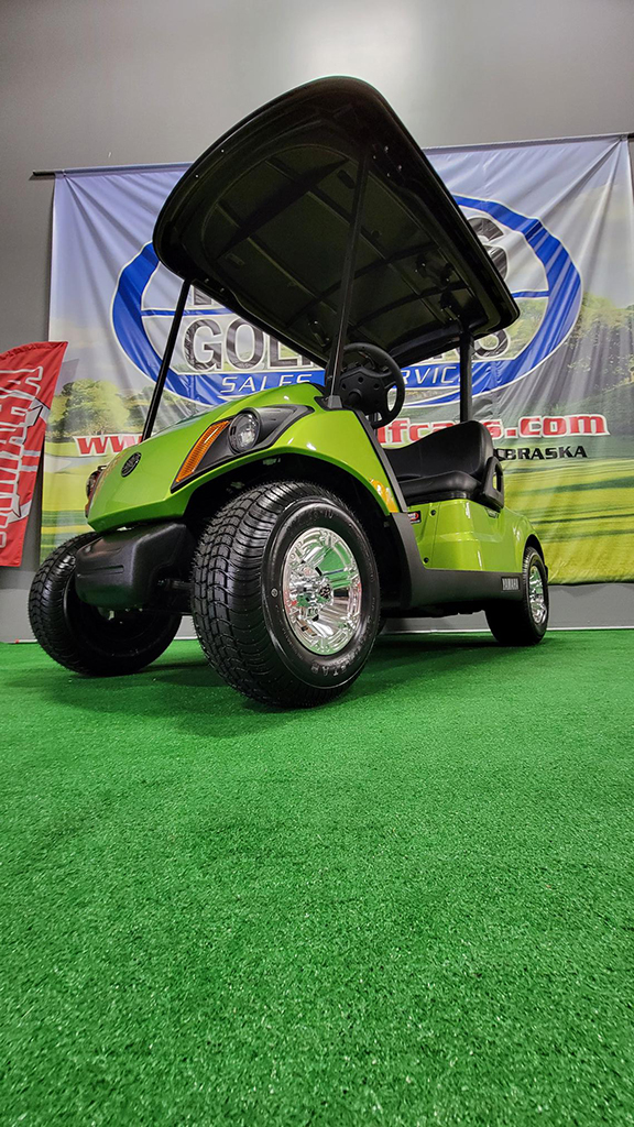 2024 Yamaha Drive 2 QuieTech EFI PTV Peridot Golf Car - Image 3